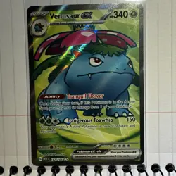 The Pokemon Company SV 151 Venusaur ex 182/165 Holo UR Stage 2 340 HP ENG - Image 1