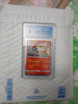 Pokemon Japanese Victini Holo Sky Legend Promo 340/SM-P CGC 9 MINT Graded - Image 1