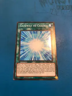 YUGIOH Secret Rare Gateway To Chaos SHVA-EN058 1st Edition - Image 1