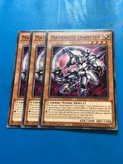 YUGIOH 3x Common Mathmech Diameter ROTD-EN028 1st Edition - Image 1
