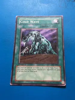 YUGIOH Common Cold Wave PSV-E062 1st Edition PLAYED - Image 1
