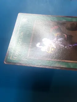 YUGIOH Super Rare Confiscation MLR-038 PLAYED - Image 3