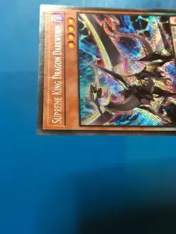 YUGIOH Secret Rare Supreme King Dragon Darkwurm BLRR-EN063 1st Edition PLAYED - Image 3
