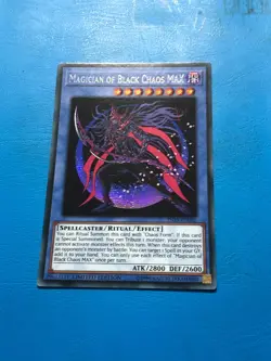 YUGIOH Secret Rare Magician Of Black Chaos MAX TN19-EN002 - Image 1