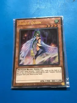 YUGIOH Ultra Rare Harpie Queen LART-EN021 SEALED - Image 1