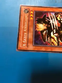 YUGIOH Secret Rare X-Saber Airbellum HA01-EN011 PLAYED - Image 3