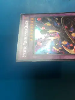 YUGIOH Secret Rare Starving Venom Fusion Dragon MP17-EN147 1st Edition PLAYED - Image 3