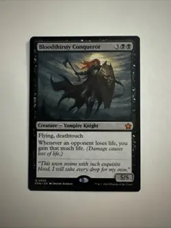 Bloodthirsty Conqueror Black Mythic Rare Card Mtg Magic The Gathering - Image 1