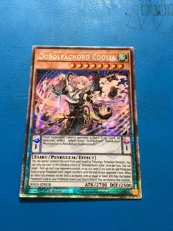 YUGIOH Starlight Rare Dosolfachord Coolia RA05-EN018 1st Edition - Image 1