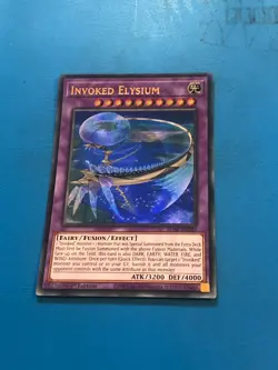 YUGIOH Ultra Rare Invoked Elysium BLAR-EN083 1st Edition - Image 1