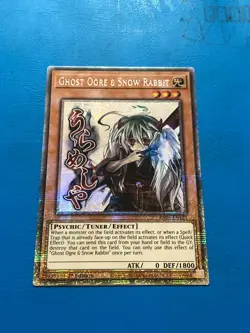 YUGIOH Starlight Rare Ghost Ogre & Snow Rabbit RA05-EN131 1st Edition - Image 1