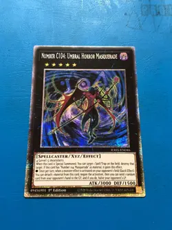 YUGIOH Starlight Rare Number C104: Umbral Horror Masquerade RA05-EN046 1st Ed - Image 1
