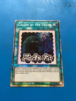 YUGIOH Starlight Rare Called By The Grave RA05-EN117 1st Edition - Image 1