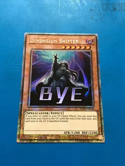 YUGIOH Starlight Rare Dimension Shifter RA05-EN132 1st Edition - Image 1