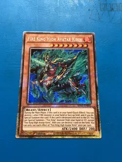 YUGIOH Starlight Rare Fire King High Avatar Kirin RA05-EN032 1st Edition - Image 1