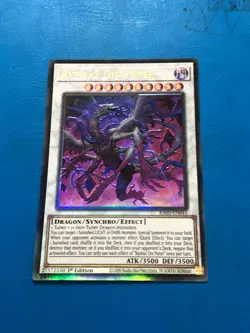 YUGIOH Ultimate Rare Bystial Dis Pater RA05-EN041 1st Edition - Image 1