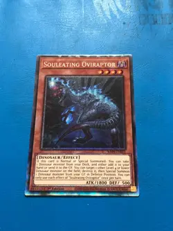 YUGIOH Collector's Rare Souleating Oviraptor RA05-EN011 1st Edition - Image 1