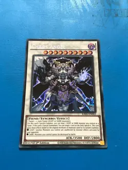 YUGIOH Secret Rare Chaos Angel RA05-EN043 1st Edition - Image 1
