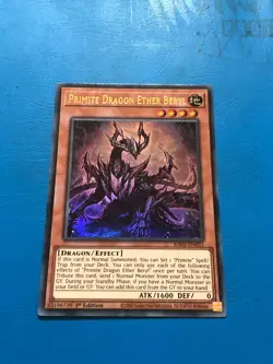 YUGIOH Ultra Rare Primite Dragon Ether Beryl RA05-EN033 1st Edition - Image 1