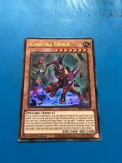 YUGIOH Ultra Rare Kashtira Fenrir RA05-EN024 1st Edition - Image 1