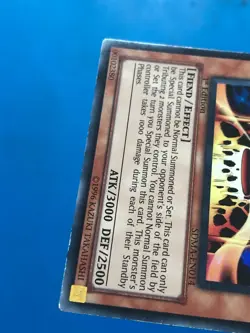 YUGIOH Ultra Rare Lava Golem SDMA-EN014 1st Edition PLAYED - Image 4