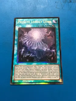 YUGIOH Ultimate Rare Primite Lordly Lode RA05-EN072 1st Edition - Image 1