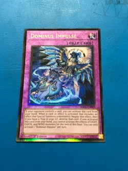 YUGIOH Ultimate Rare Dominus Impulse RA05-EN080 1st Edition - Image 1