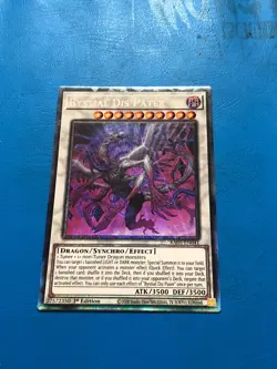 YUGIOH Collector's Rare Bystial Dis Pater RA05-EN041 1st Edition - Image 1