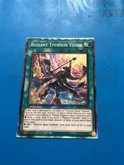 YUGIOH Collector's Rare Radiant Typhoon Vision RA05-EN075 1st Edition - Image 1