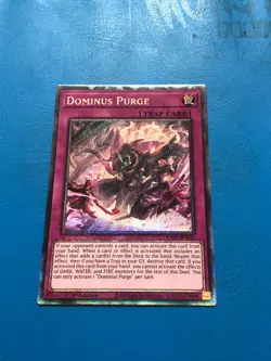 YUGIOH Collector's Rare Dominus Purge RA05-EN150 1st Edition - Image 1