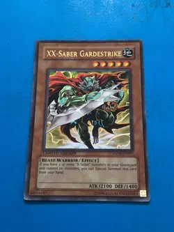 YUGIOH Ultra Rare XX-Saber Gardestrike ANPR-ENSP1 PLAYED - Image 1