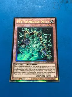 YUGIOH Ultimate Rare PSY-Framegear Delta RA05-EN007 1st Edition - Image 1