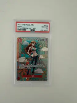 2023 ONE PIECE JAPANESE OP05-AWAKENING OF THE NEW ERA #016 NAMI PSA 10 - Image 1