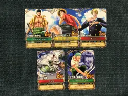 Data Carddass One Piece OnePy β Match Promo PBX4 + PFX1Bandai 2008 Made in Japan - Image 1