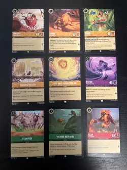 Lorcana The First Chapter The Lion King 15x NM Card Lot Simba 189/204 190/204 - Image 1