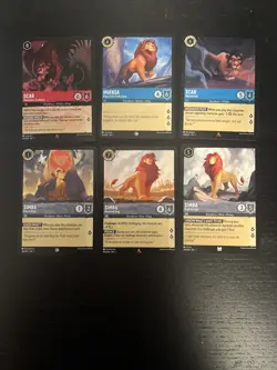 Lorcana The First Chapter The Lion King 15x NM Card Lot Simba 189/204 190/204 - Image 3