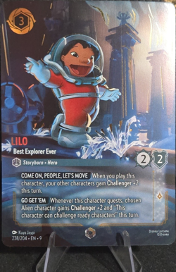 Disney Lorcana TCG Lilo Best Explorer Ever Enchanted 238/204 EN - Image 1
