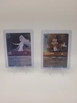 LORCANA Disney 100 - Mickey Mouse Friendly Face and Elsa Gloves Off - Image 1