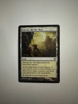 Emeria, the Sky Ruin White Rare Land Mtg Magic The Gathering Card - Image 1