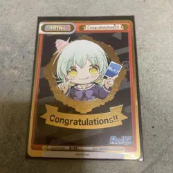 Rebirth Congrats PR Trading Card Played Condition Japan - Image 1