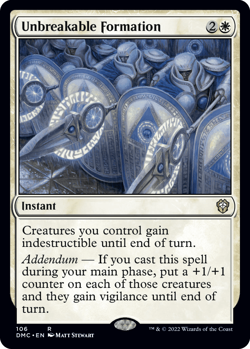 MTG - Unbreakable Formation - Ravnica Remastered - Image 1