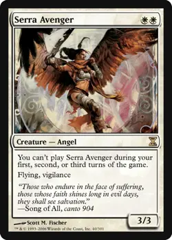 MTG - Serra Avenger - Time Spiral - Image 1