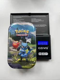 Pokemon Ascended Heroes Mini Tin ⭐SUPER HEAVY⭐ 103.31g New Sealed - Image 1