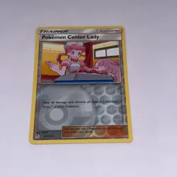 POKEMON CENTER LADY - 64 - 68 - - HIDDEN FATES - POKEMON - - REVERSE HOLO - NM/M - Image 1
