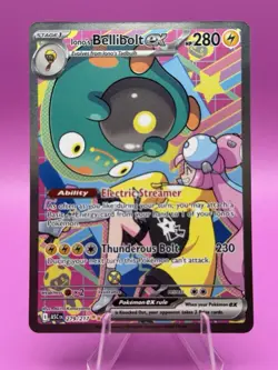 Pokemon TCG Iono's Bellibolt EX 279/217 Ascended Heroes Sir Mint Pack Fresh - Image 1