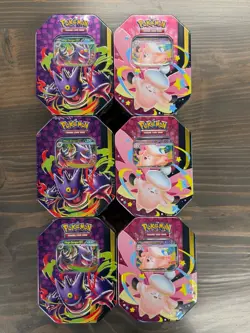 Pokemon Mega Moonlit 6 TIN CASE Factory Sealed Brand New - Image 1