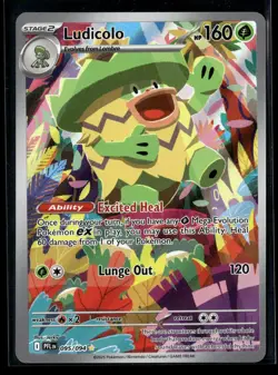 Ludicolo 095/094 Illustration Rare Phantasmal Flames Pokemon NM/M - Image 1