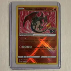 Pokemon Radiant Charizard 011/078 Pokemon GO Holo Radiant Rare 160HP - Image 1