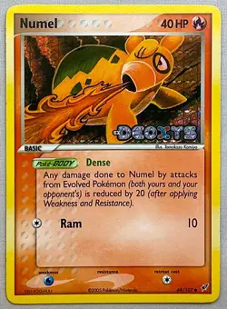 Pokemon Numel #68/107 Reverse Holo - 2005 EX Deoxys - NM to Mint (MT) Condition! - Image 1
