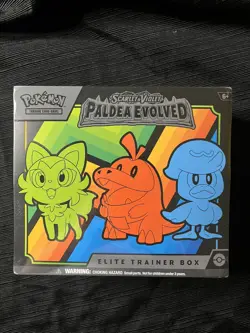 NEW SEALED Paldea Evolved ETB Pokemon Elite Trainer Box Scarlet & Violet - Image 1